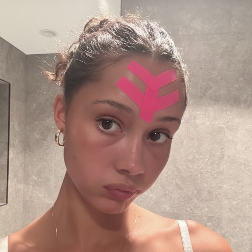 TapeTox - The Viral Pink Face Tape